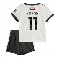 Echipament fotbal Manchester United Joshua Zirkzee #11 Tricou Treilea 2024-25 pentru copii maneca scurta (+ Pantaloni scurti)